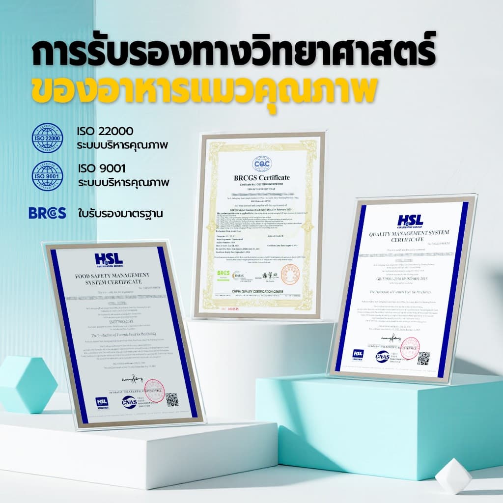 LIVE Bite of Wild อาหารแมว P42 300g Grain Free โปรตีน 42% ผสมฟรีซดราย 3 ชนิด รูปที่ 7