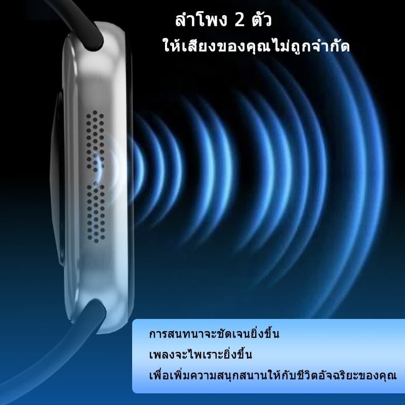 Sorf X10s 2.04" สมาร์ทวอทช์ หน้าจอใหญ่ชัดเจน รองรับภาษาไทยเต็มรูปแบบ + AI อัจฉริยะในตัว กันน้ำ IP67 โทรได้สด ๆ นาฬิกาวิ่งสมาร์ท ใช้งานครบจบในเรือนเดียว รูปที่ 3