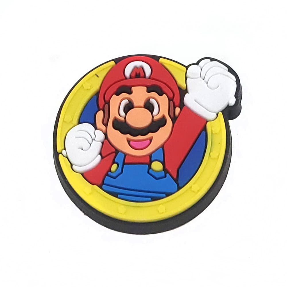 Hot Super Mario Charms DIY สำหรับรองเท้าแตะ การ์ตูนคลาสสิก ตกแต่งและของขวัญสำหรับเด็ก รูปที่ 5