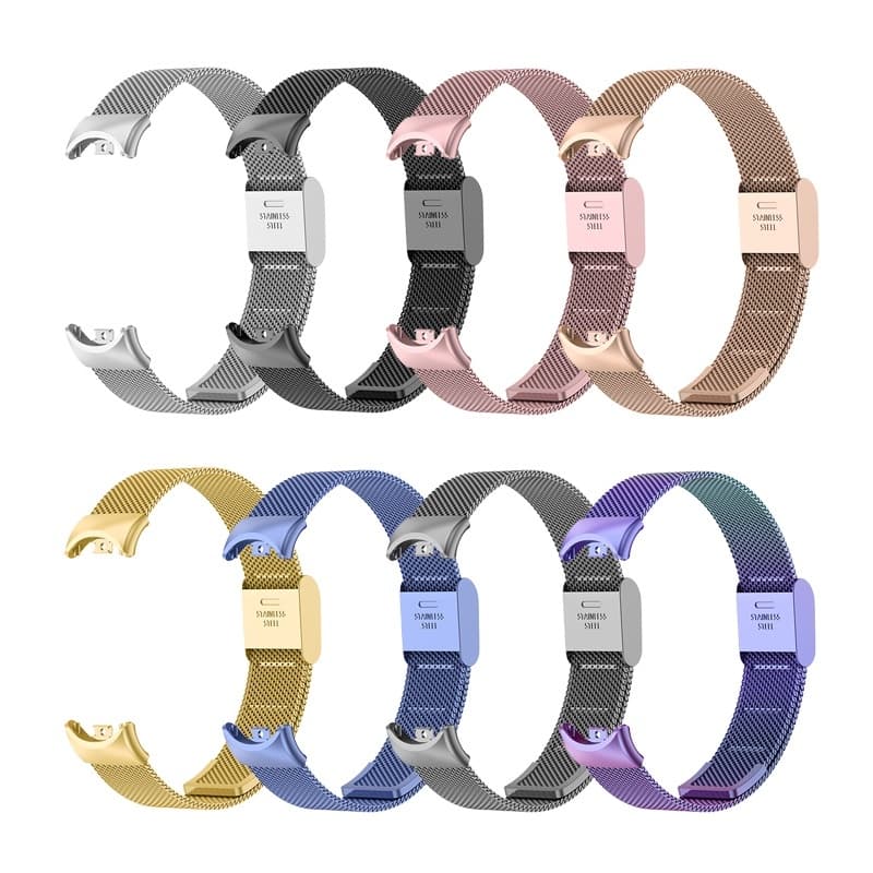 สายสแตนเลสสําหรับ เสี่ยวหมี่ for Mi Band 10 9 8 สร้อยข้อมือโลหะสายรัดข้อมือสําหรับ for Mi Band 7 6 5 4 3 สายอุปกรณ์เสริม รูปที่ 5