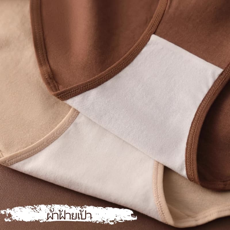 YomiM-2XL กางเกงชั้นในผู้หญิง เอวสูง เป้าผ้าฝ้ายแท้ เนื้อผ้านุ่ม ใส่สบาย ระบายอากาศได้ดี เอวกว้าง ทรงยืดหยุ่นสูง รูปที่ 6
