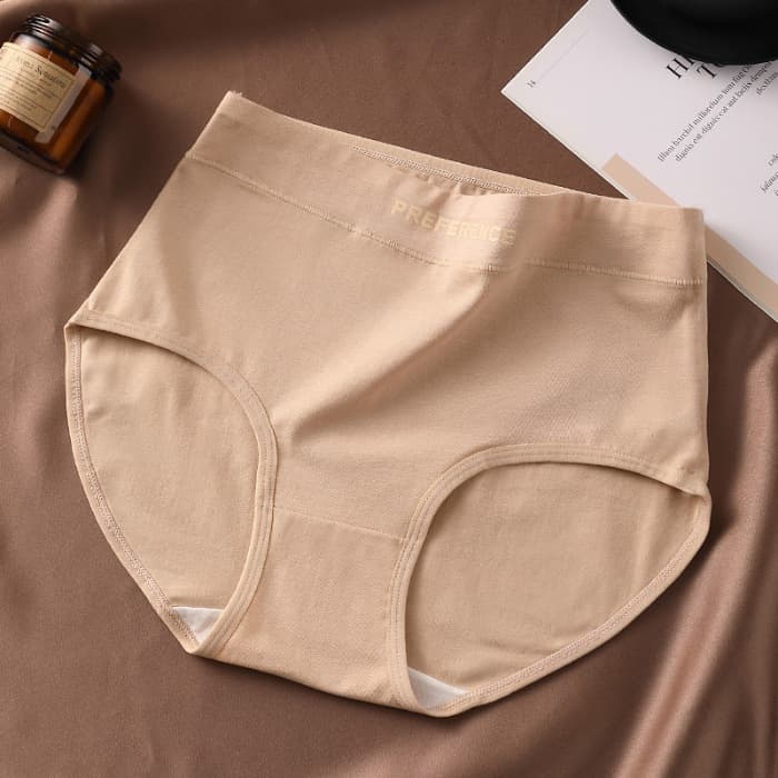 YomiM-2XL กางเกงชั้นในผู้หญิง เอวสูง เป้าผ้าฝ้ายแท้ เนื้อผ้านุ่ม ใส่สบาย ระบายอากาศได้ดี เอวกว้าง ทรงยืดหยุ่นสูง รูปที่ 8