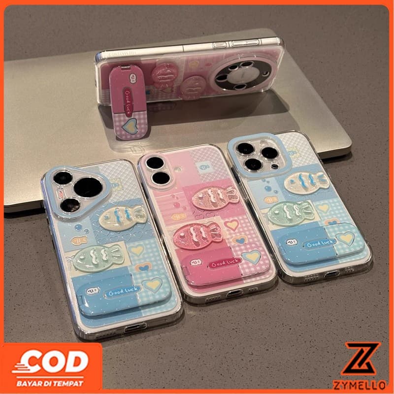 เหมาะสําหรับ OPPO Reno 15F Reno14F Reno14 Pro Reno 13F Reno12 F Reno 11F Reno10 Reno8Z Reno7Z Reno8T Reno5 Reno4 Reno6zFashion จิ๊กซอว์รูปแบบกระจกขาตั้งกันกระแทก TPU โทรศัพท์ รูปที่ 4