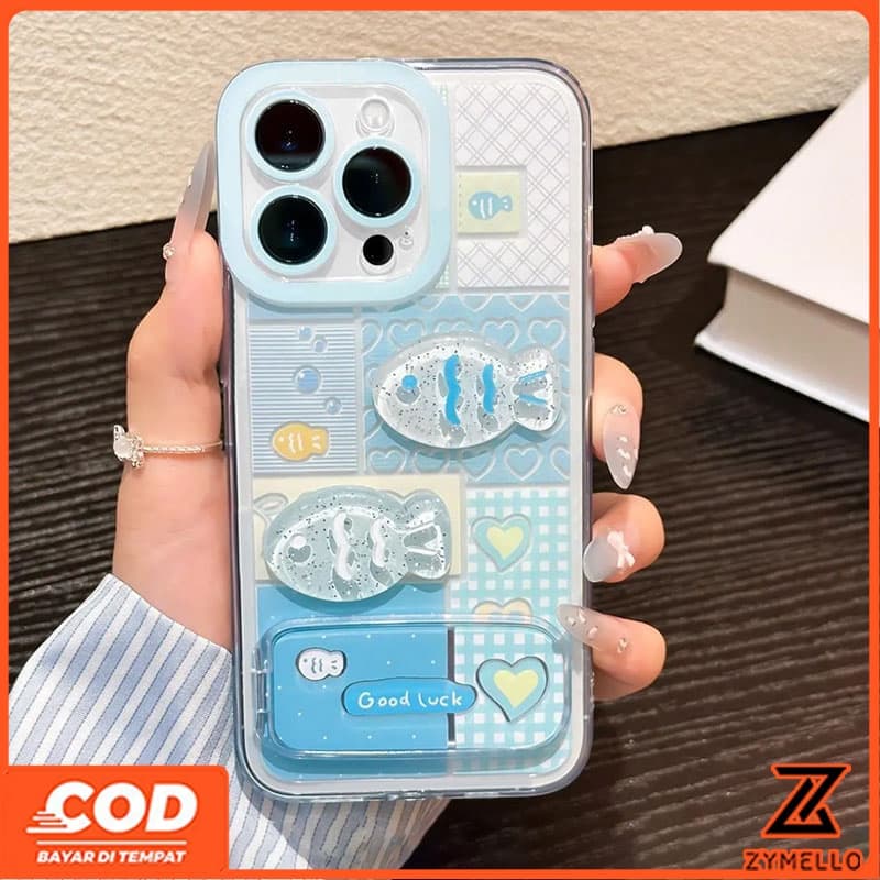 เหมาะสําหรับ OPPO Reno 15F Reno14F Reno14 Pro Reno 13F Reno12 F Reno 11F Reno10 Reno8Z Reno7Z Reno8T Reno5 Reno4 Reno6zFashion จิ๊กซอว์รูปแบบกระจกขาตั้งกันกระแทก TPU โทรศัพท์ รูปที่ 6