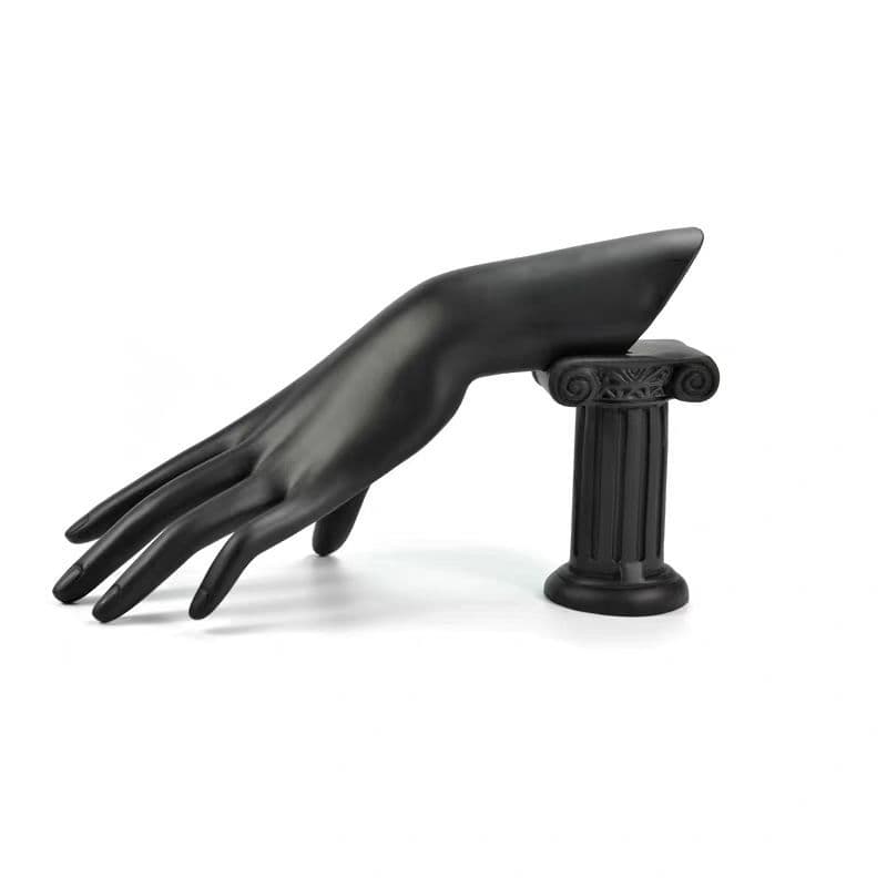 Creative Resin Hand Mannequin – ขาตั้งแสดงเครื่องประดับและที่วางจัดเก็บสําหรับแหวน, สร้อยข้อมือ, นาฬิกา, กําไลข้อมือ, เหมาะสําหรับร้านเครื่องประดับ, ร้าน Windows, ร้านเสริมสวย & Home Organization รูปที่ 2