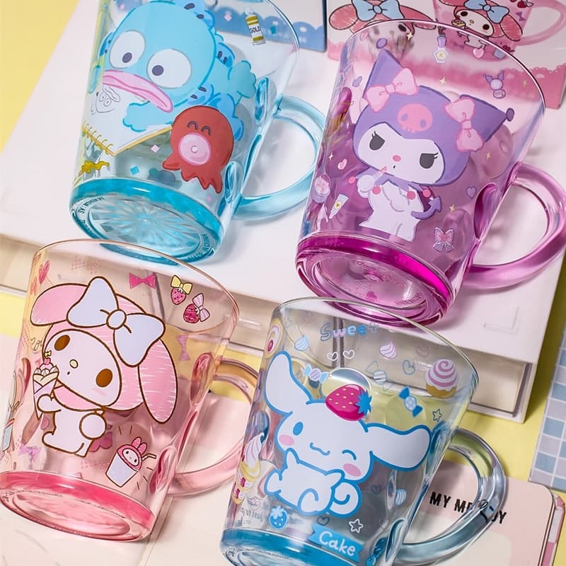 แก้วน้ำเด็ก Sanrio Kuromi วัสดุ AS คุณภาพดี ใสสวย ใช้ได้ทั้งดื่มน้ำ ดื่มนม และบ้วนปาก ขนาด 260ml เหมาะสำหรับเด็ก 2 ปีขึ้นไป รูปที่ 2