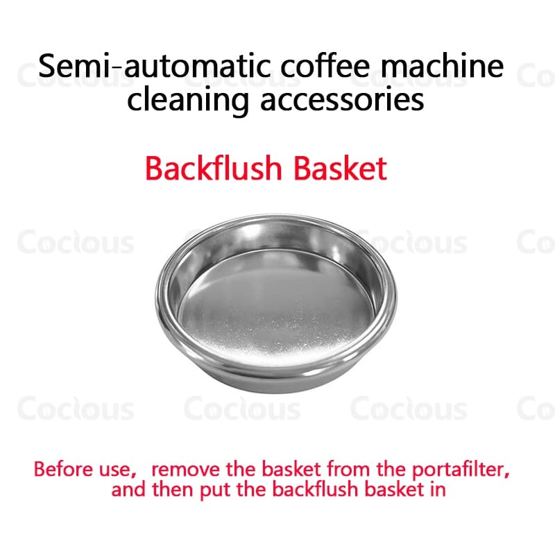 เครื่องชงกาแฟทําความสะอาดเครื่องมือกาแฟ Backflush Disk Backflush ตะกร้าตาบอดตะกร้ากรองทําความสะอาดอุปกรณ์เสริมสําหรับเครื่องชงกาแฟ รูปที่ 3