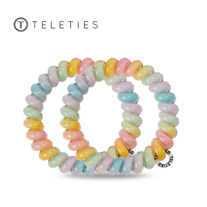 TELETIES - Rainbow Road | ด้ามจับแข็งแรงสำหรับมัดผมและทำทรงหางม้า รูปที่ 1