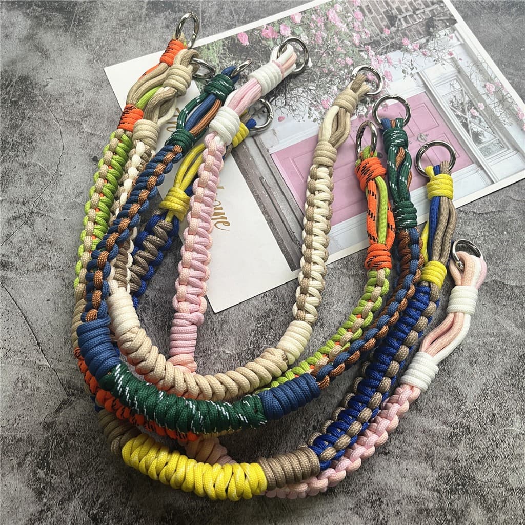 สายรัดกระเป๋าแฮนด์เมดสำหรับผู้หญิง พร้อมสายสะพาย และเชือกกำหนดเอง สีผสม-match เพิ่มความสวยงามให้กระเป๋าของคุณ รูปที่ 2