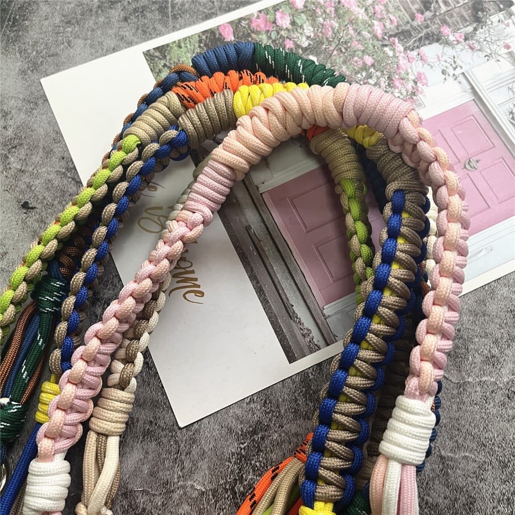 สายรัดกระเป๋าแฮนด์เมดสำหรับผู้หญิง พร้อมสายสะพาย และเชือกกำหนดเอง สีผสม-match เพิ่มความสวยงามให้กระเป๋าของคุณ รูปที่ 6