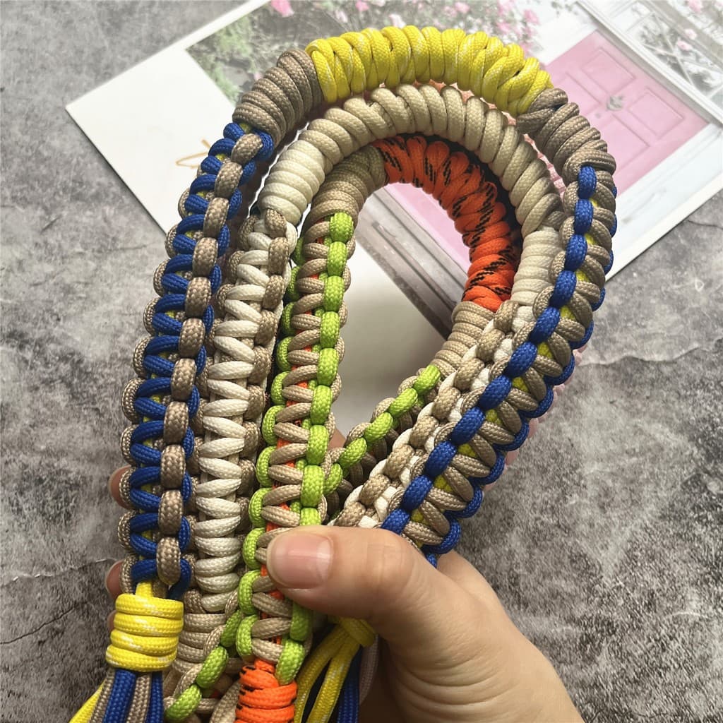 สายรัดกระเป๋าแฮนด์เมดสำหรับผู้หญิง พร้อมสายสะพาย และเชือกกำหนดเอง สีผสม-match เพิ่มความสวยงามให้กระเป๋าของคุณ รูปที่ 7