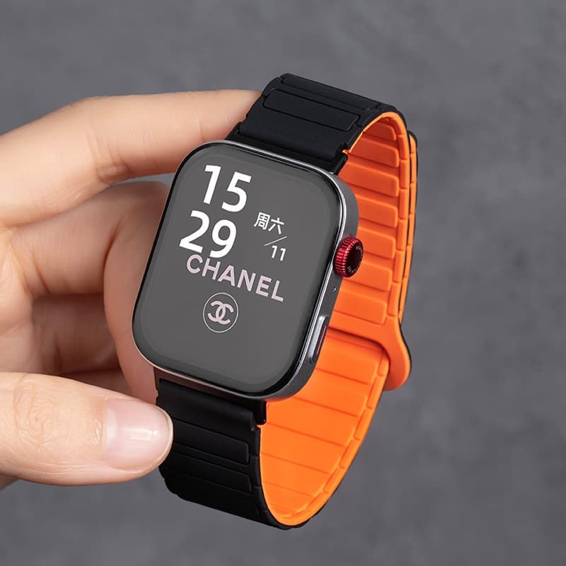 สายรัดสําหรับ Huawei Watch Fit SE / 1 / 2 / 3 / 4 / 4Pro / 5 / 5Pro,อัพเกรดสายรัดข้อมือกีฬาห่วงแม่เหล็ก - Secure Fit & Sweatproof, Multi-Color Choices สําหรับกีฬาและธุรกิจ รูปที่ 4