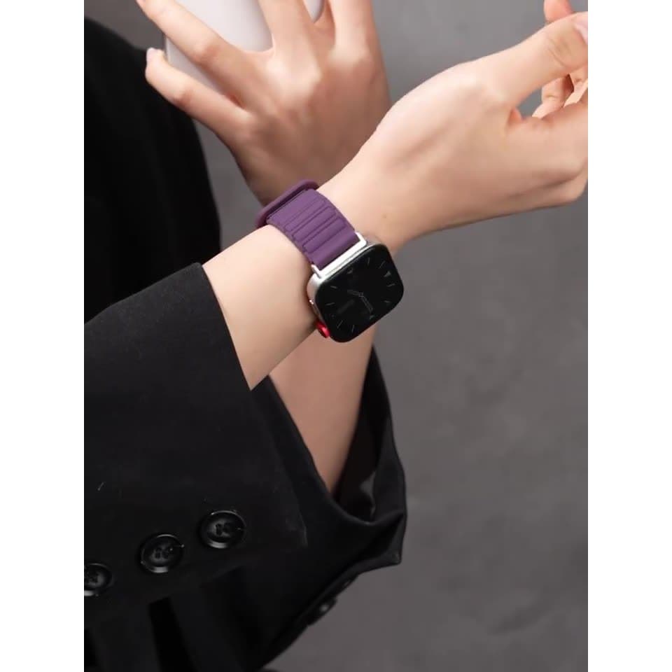 สายรัดสําหรับ Huawei Watch Fit SE / 1 / 2 / 3 / 4 / 4Pro / 5 / 5Pro,อัพเกรดสายรัดข้อมือกีฬาห่วงแม่เหล็ก - Secure Fit & Sweatproof, Multi-Color Choices สําหรับกีฬาและธุรกิจ รูปที่ 7