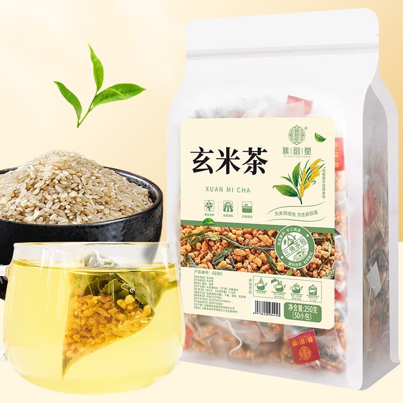 ชาเก็นไมฉะญี่ปุ่น แพ็กใหญ่ 250g - ชาเขียวผสมข้าวคั่วอบกรอบ ซองดิปเดียว หอมสุดคุ้ม ราคาพิเศษ รูปที่ 1