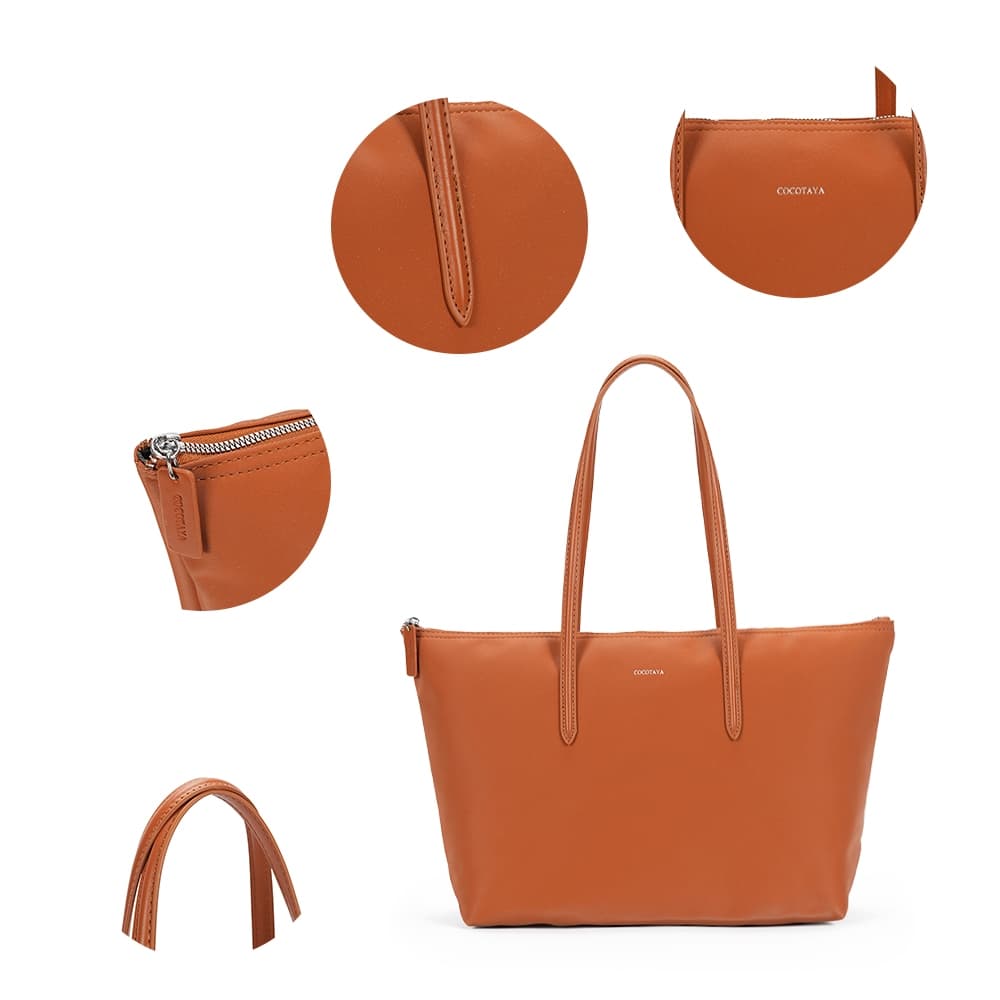 Hally Bag กระเป๋าโท้ทสุภาพสตรี ความจุขนาดใหญ่ พกพาสะดวกสำหรับใช้งานหลากหลายโอกาส รูปที่ 4