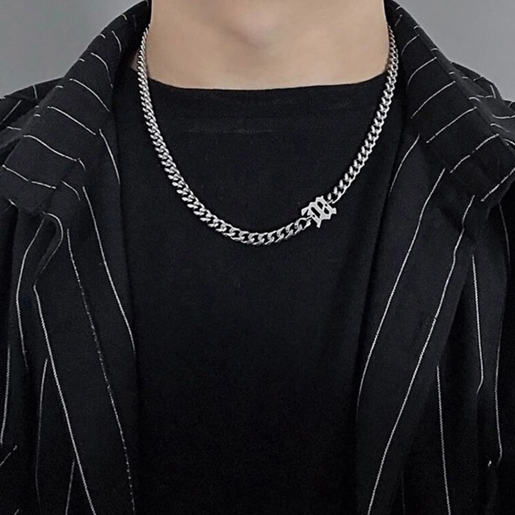 CoolChgสร้อยคอชุบเงิน ไม่จํากัดเพศ อินเทรนด์เครื่องประดับแฟชั่นน้ําหนักเบาสําหรับสวมใส่สบายๆทุกวัน จัดส่งจากกรุงเทพ รูปที่ 3