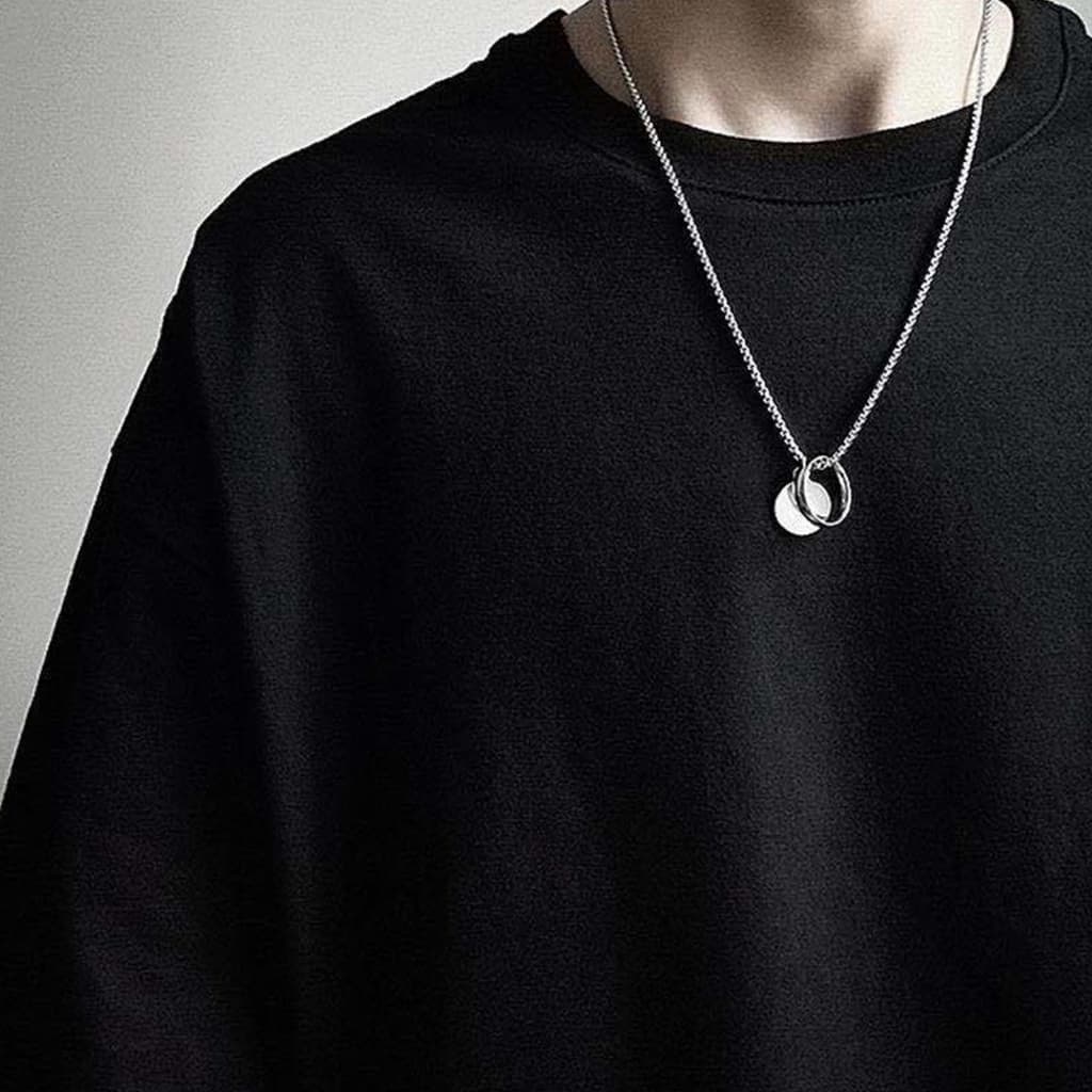 CoolChgสร้อยคอชุบเงิน ไม่จํากัดเพศ อินเทรนด์เครื่องประดับแฟชั่นน้ําหนักเบาสําหรับสวมใส่สบายๆทุกวัน จัดส่งจากกรุงเทพ รูปที่ 7