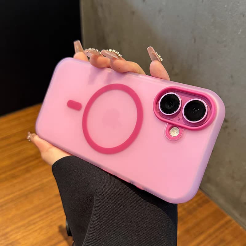 ปลอก iPhone 17 Pro Max 17 Air Matte Phone Case เคสดูดซับแม่เหล็ก รูปที่ 1