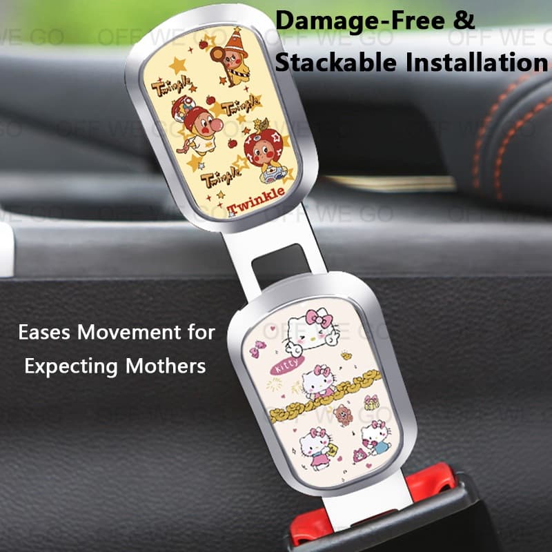 NEW1 PCS Universal Car Seat Belt Extender สําหรับ Toyota etc วัสดุโลหะผสมรถความปลอดภัยเข็มขัดนิรภัยคลิปหัวเข็มขัด รูปที่ 6