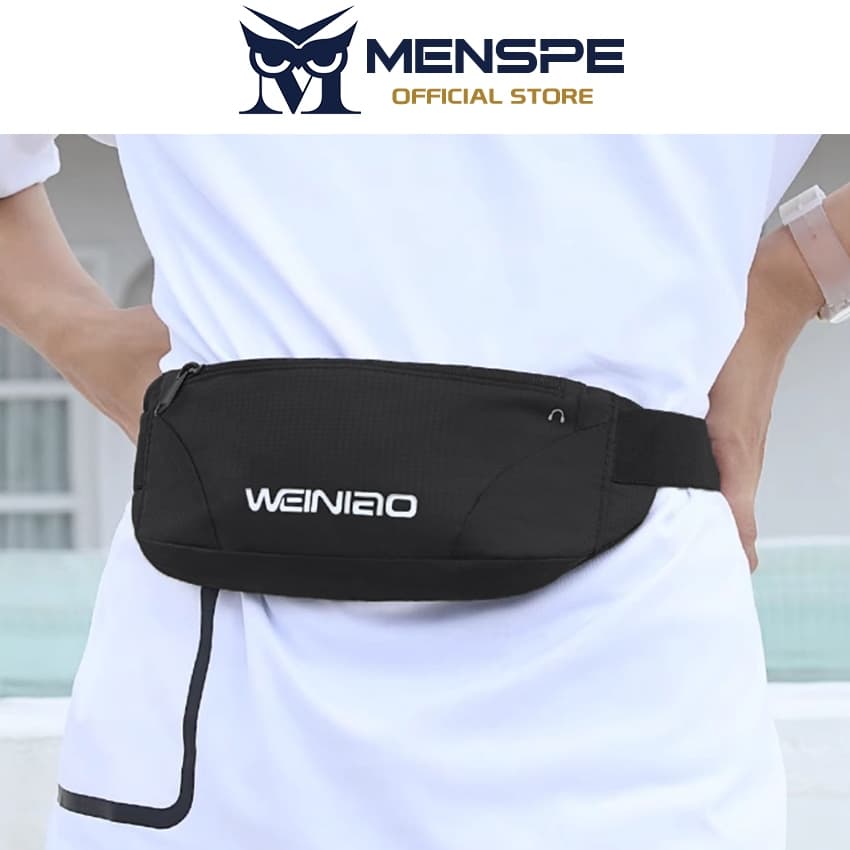 MENSPE กระเป๋ากีฬา Unisex กลางแจ้ง Ultrathin ปรับกันน้ําวิ่งโทรศัพท์กระเป๋าคาดเอวสําหรับออกกําลังกายกีฬากลางแจ้ง รูปที่ 3