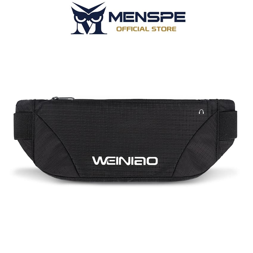 MENSPE กระเป๋ากีฬา Unisex กลางแจ้ง Ultrathin ปรับกันน้ําวิ่งโทรศัพท์กระเป๋าคาดเอวสําหรับออกกําลังกายกีฬากลางแจ้ง รูปที่ 1