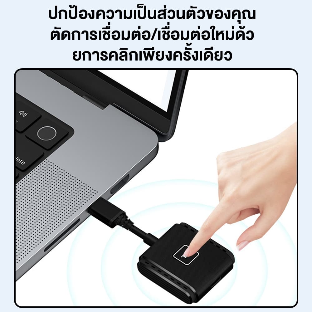ตัวรับสัญญาณเครื่องส่งสัญญาณ HDMI ไร้สาย HD 1080P สําหรับ Screen Mirroring to TV/คอมพิวเตอร์ รูปที่ 7
