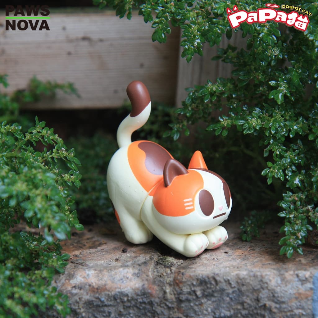 PAWSNOVA Doshii Cat ซีรีส์แมวนอนหมอบ กล่องสุ่มฟิกเกอร์ ของสะสมน่ารักแต่งห้อง รูปที่ 3