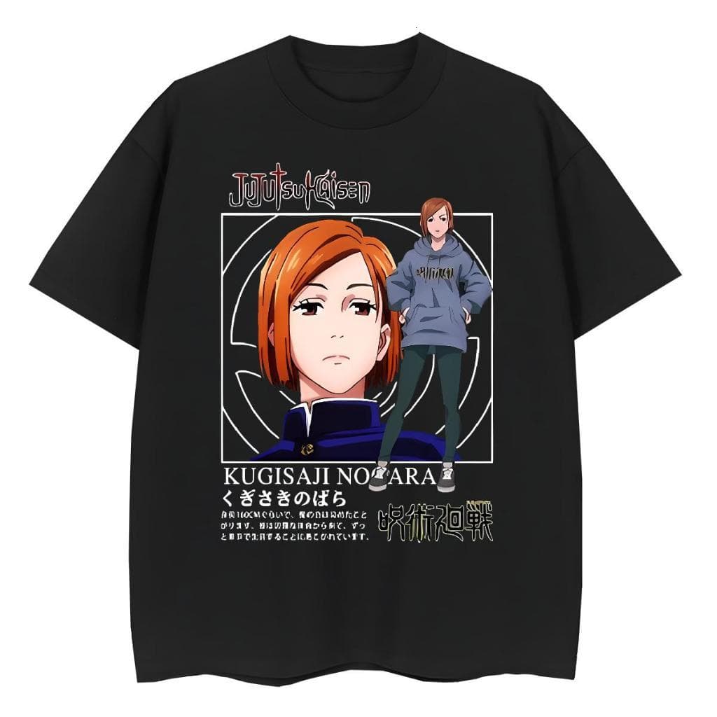 เสื้อยืดลายตัวละคร Gojo Satoru สไตล์การต่อสู้ Jiu-Jitsu ทำจากผ้าฝ้ายแท้ รูปที่ 6