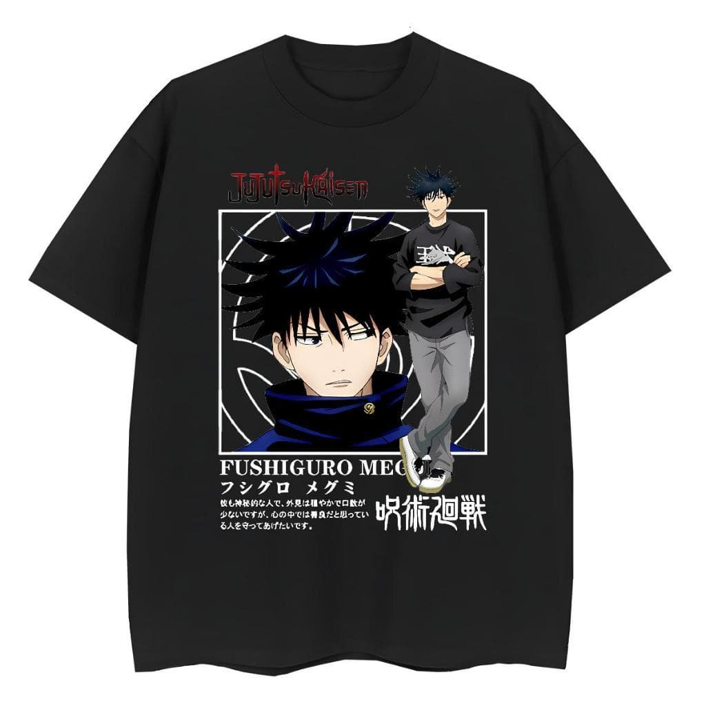 เสื้อยืดลายตัวละคร Gojo Satoru สไตล์การต่อสู้ Jiu-Jitsu ทำจากผ้าฝ้ายแท้ รูปที่ 5