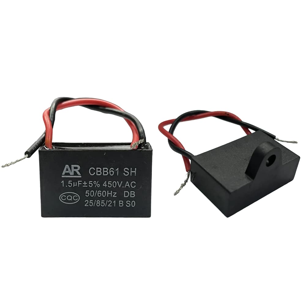 ALANK Capacitor คาปาซิเตอร์พัดลม CBB61 450V.AC เลือกค่าได้ 1.5μF / 2μF รูปที่ 2