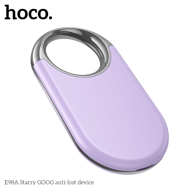 hoco. E98A ตัวระบุตำแหน่ง GPS อัจฉริยะ สนับสนุน Android รองรับแอพ Google Find My Device ใช้ได้กับพวงกุญแจ รูปที่ 8