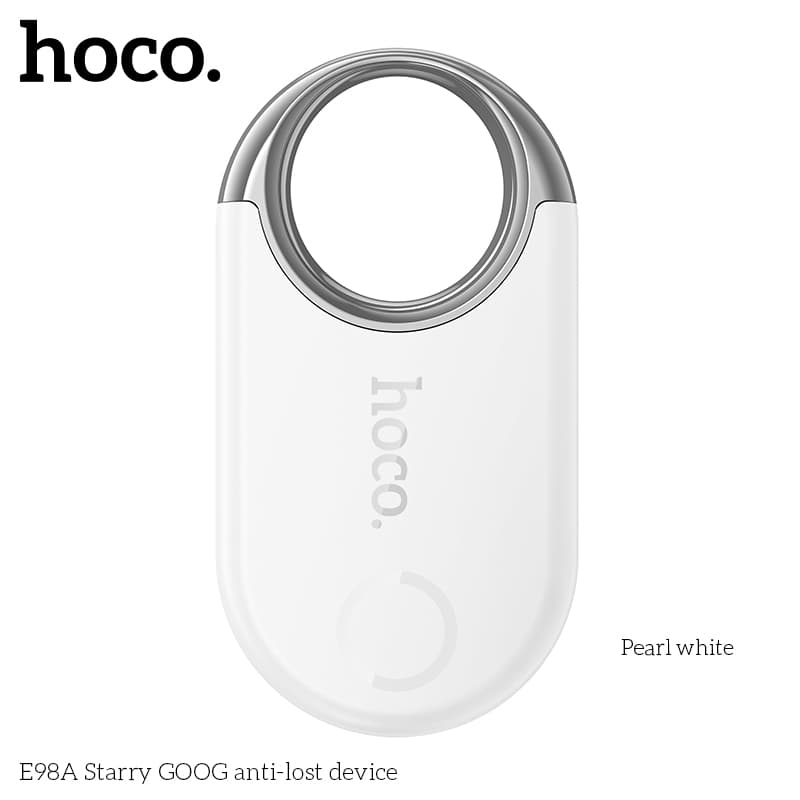 hoco. E98A ตัวระบุตำแหน่ง GPS อัจฉริยะ สนับสนุน Android รองรับแอพ Google Find My Device ใช้ได้กับพวงกุญแจ รูปที่ 3