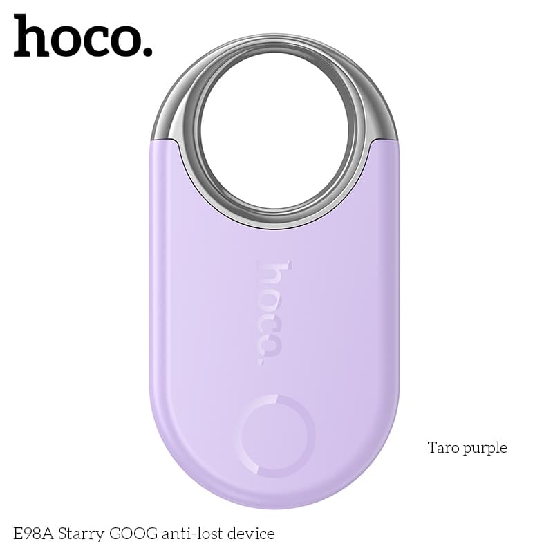 hoco. E98A ตัวระบุตำแหน่ง GPS อัจฉริยะ สนับสนุน Android รองรับแอพ Google Find My Device ใช้ได้กับพวงกุญแจ รูปที่ 4
