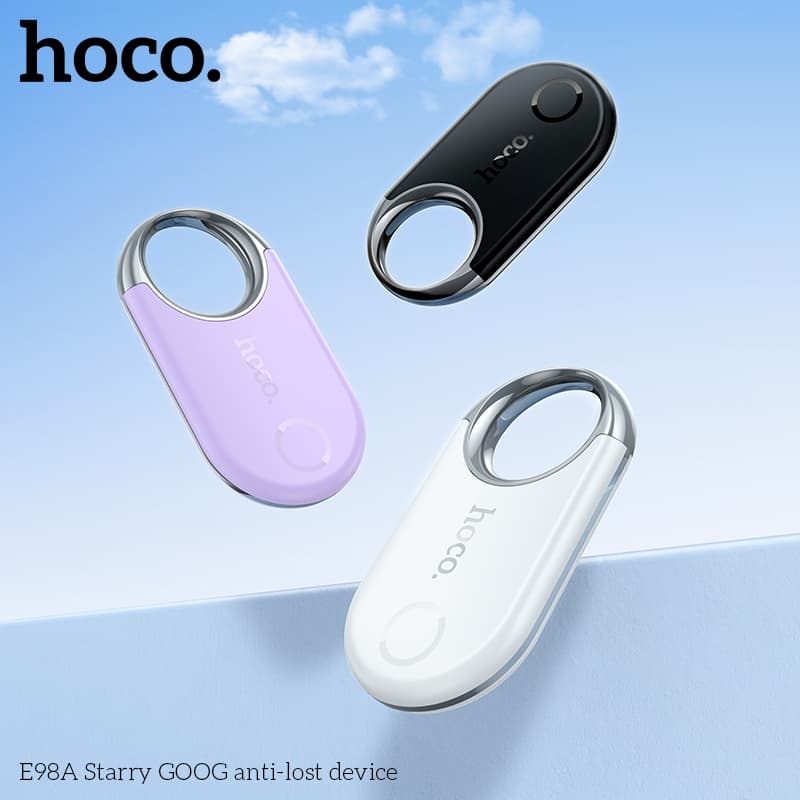 hoco. E98A ตัวระบุตำแหน่ง GPS อัจฉริยะ สนับสนุน Android รองรับแอพ Google Find My Device ใช้ได้กับพวงกุญแจ รูปที่ 9