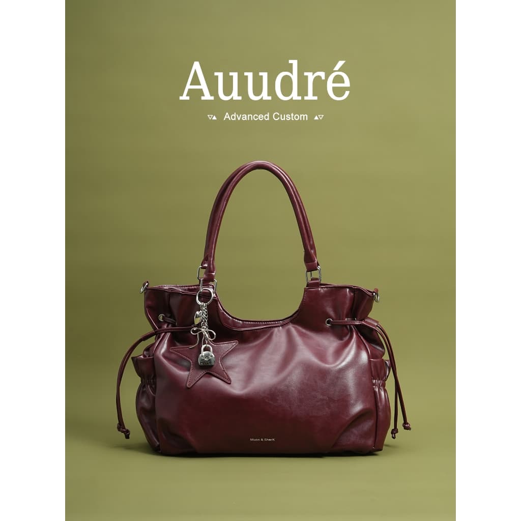 Auure Retro กระเป๋าถือความจุขนาดใหญ่ สำหรับการทำงานและเที่ยว รูปที่ 4