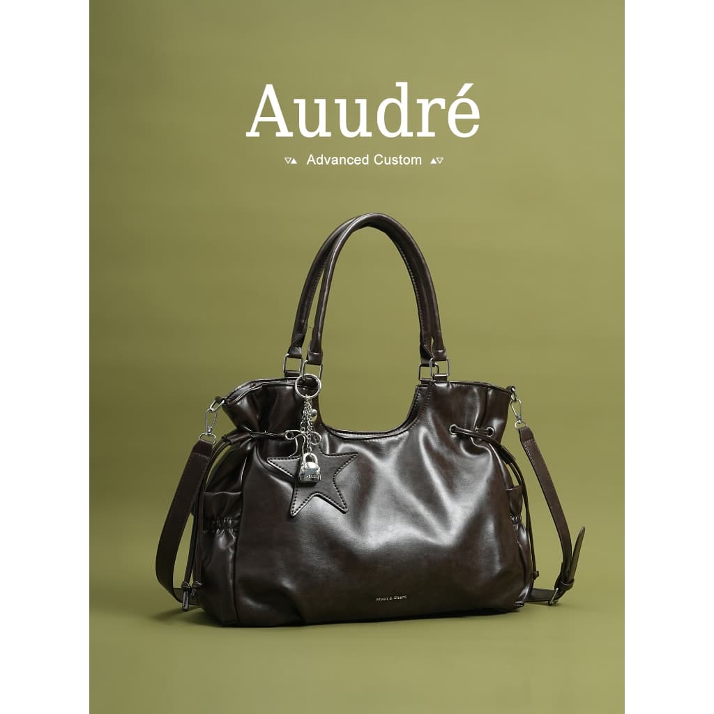 Auure Retro กระเป๋าถือความจุขนาดใหญ่ สำหรับการทำงานและเที่ยว รูปที่ 1