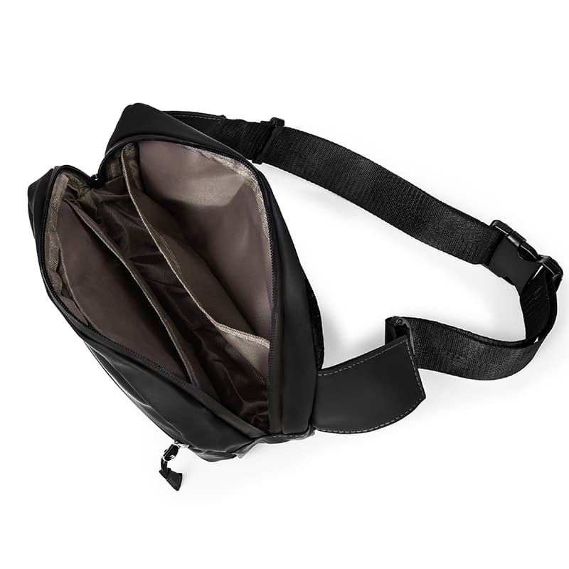 BOSTANTEN Men's Waist Bag กระเป๋าคาดเอวผู้ชาย กันน้ำ ความจุใหญ่ ใช้งานสะดวก เหมาะสำหรับทุกกิจกรรม รูปที่ 3