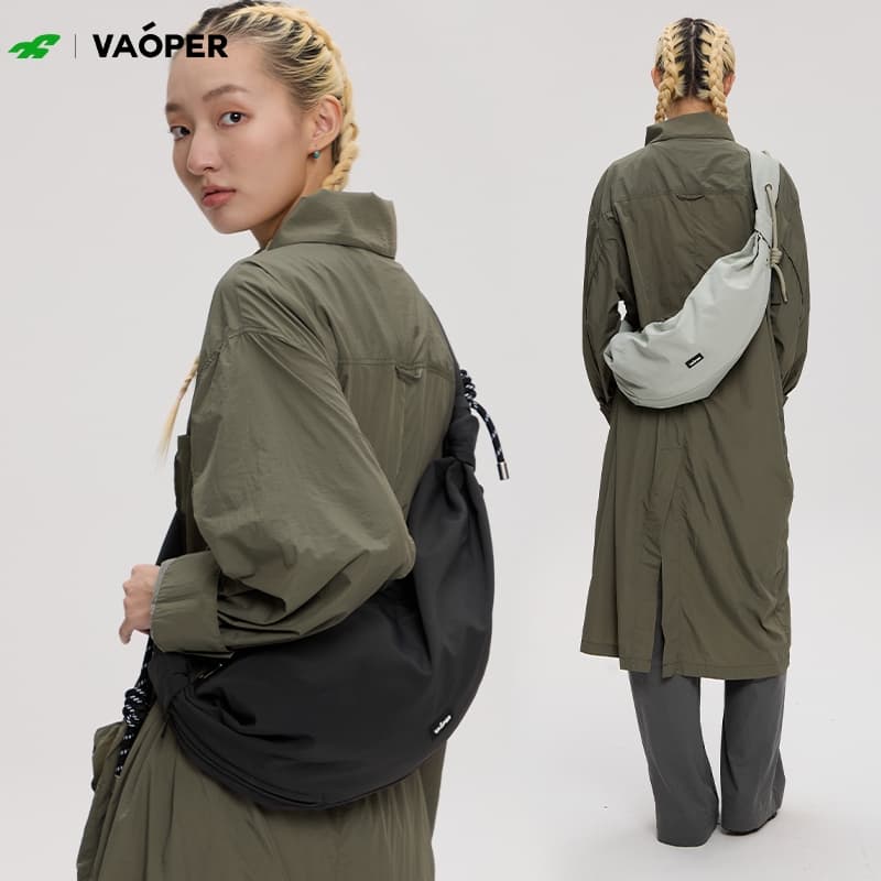 VAOPER กระเป๋าโฮโบสไตล์ญี่ปุ่น เหมาะกลางแจ้งคอมมิวต์ ดีไซน์ยูนิเซ็กซ์ L605 รูปที่ 1