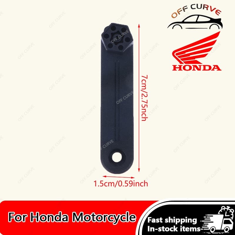 Honda กุญแจเปิดเบาะรถมอเตอร์ไซค์ กุญแจฉุกเฉิน สีดํา ช่องจัดเก็บเบาะรองนั่ง กุญแจเบาะรถ กุญแจสำหรับเปิดเบาะ PCX 150 PCX 160 Vario 125/150 ADV Scoopy Vision รูปที่ 5