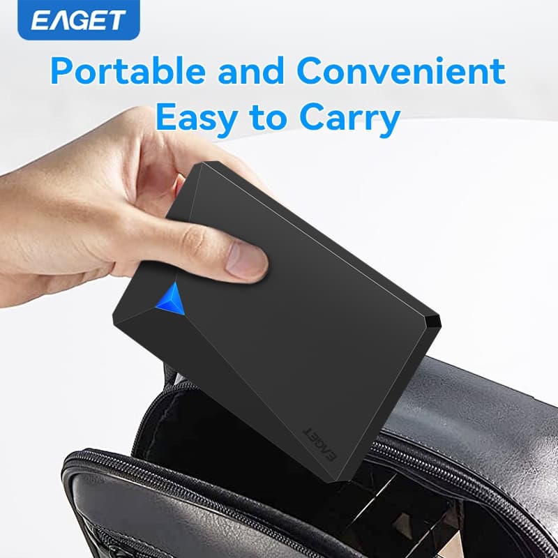 EAGET G20 5Gbps ฮาร์ดไดรฟ์ภายนอกแบบพกพาความเร็วสูงสําหรับพีซีเดสก์ท็อปและแล็ปท็อปและโทรศัพท์ รูปที่ 5