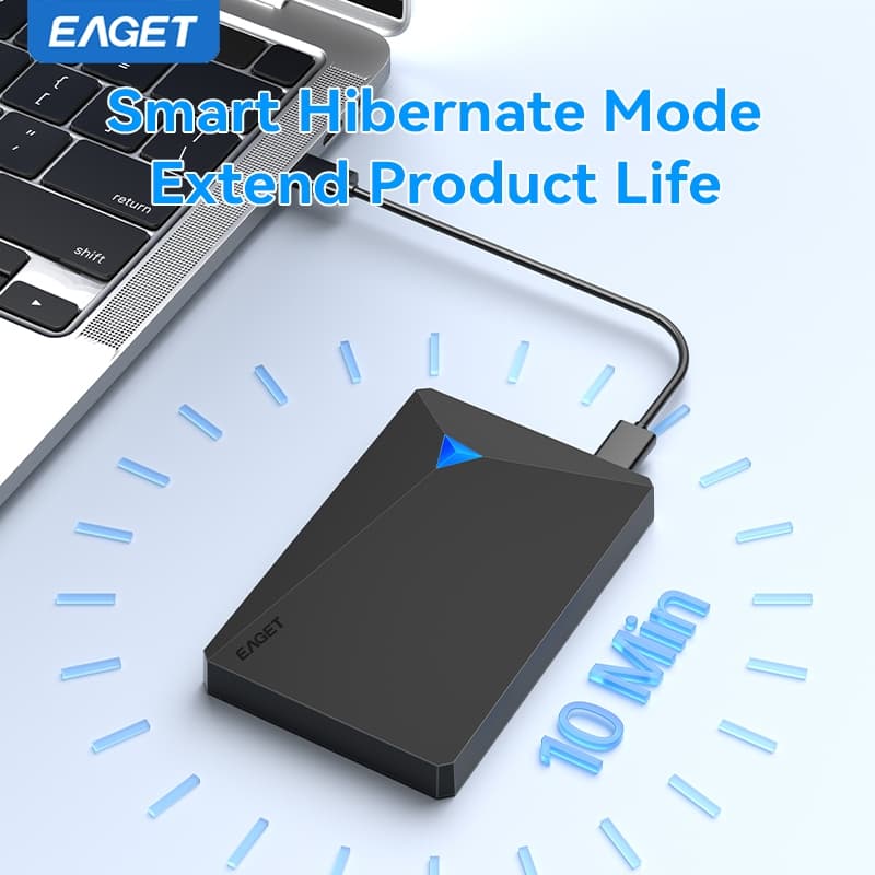EAGET G20 5Gbps ฮาร์ดไดรฟ์ภายนอกแบบพกพาความเร็วสูงสําหรับพีซีเดสก์ท็อปและแล็ปท็อปและโทรศัพท์ รูปที่ 6