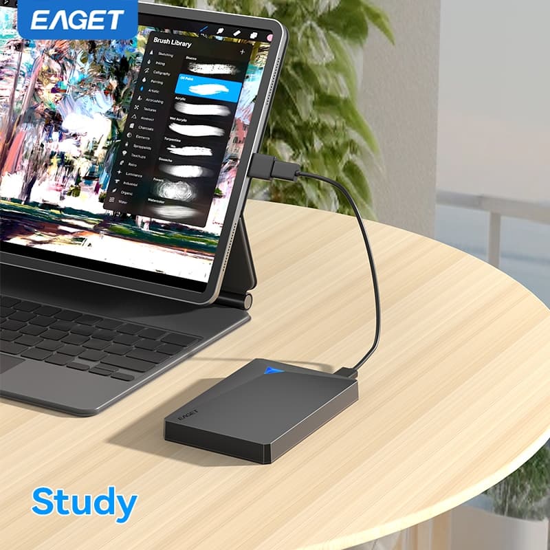 EAGET G20 5Gbps ฮาร์ดไดรฟ์ภายนอกแบบพกพาความเร็วสูงสําหรับพีซีเดสก์ท็อปและแล็ปท็อปและโทรศัพท์ รูปที่ 8