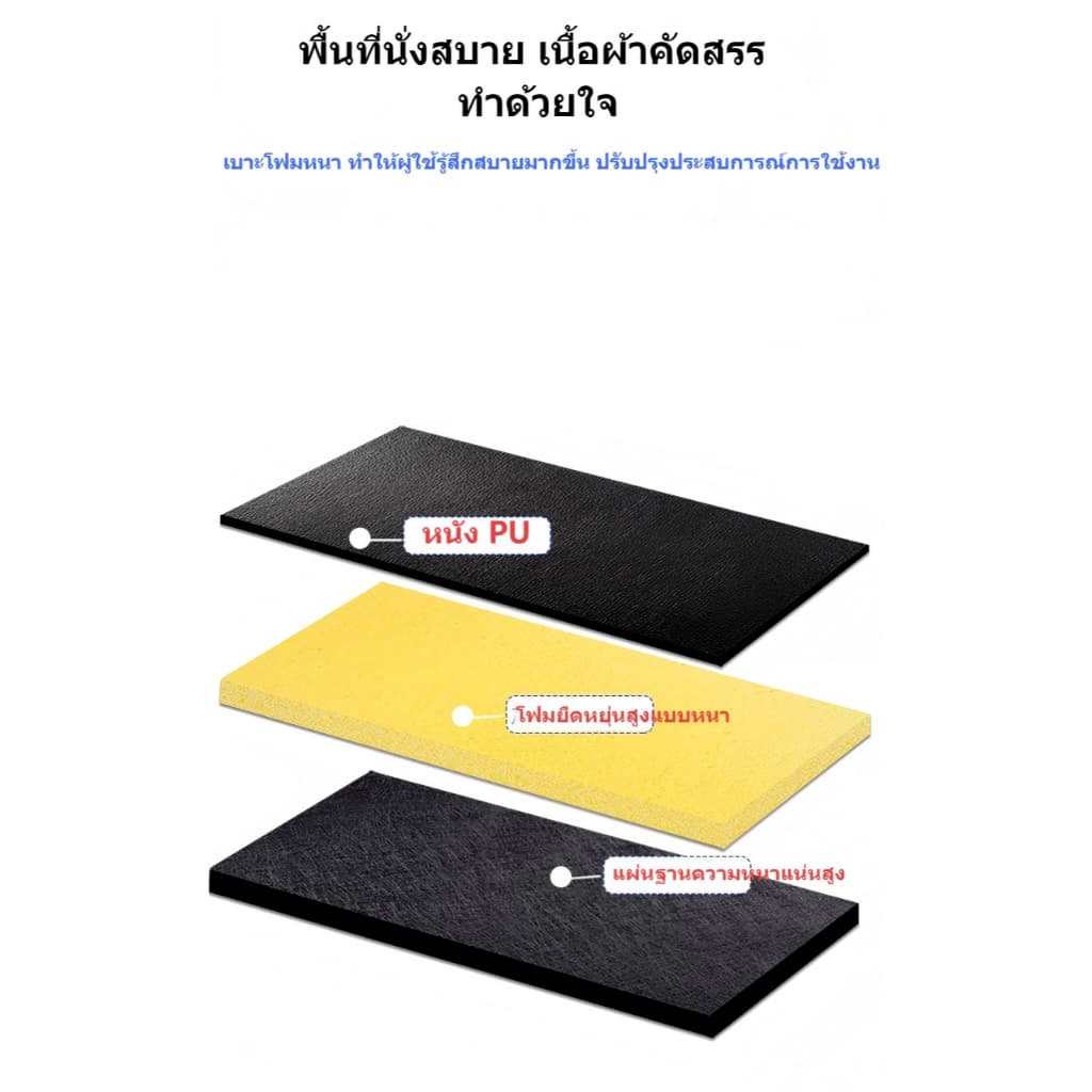2026 เก้าอี้กลองอานม้า รุ่นไต้หวัน MK สำหรับเด็กและผู้ใหญ่ ปรับความสูงได้ 46-62cm⭐ ขาใหญ่แข็งแรง เบาะใหญ่นั่งสบายมาก รูปที่ 5