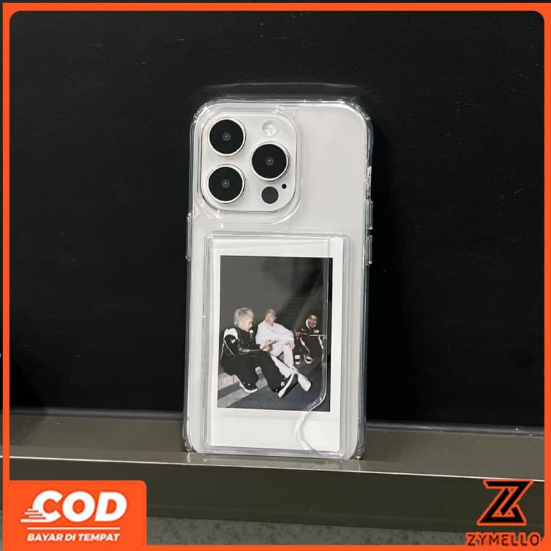 เหมาะสําหรับ OPPO Reno 15F Reno14F Reno14 Pro Reno 13F Reno13Pro Reno12 ผู้ถือบัตรโปร่งใสมีสไตล์ที่มีการเจาะละเอียดและเคสโทรศัพท์ TPU กันกระแทก รูปที่ 6