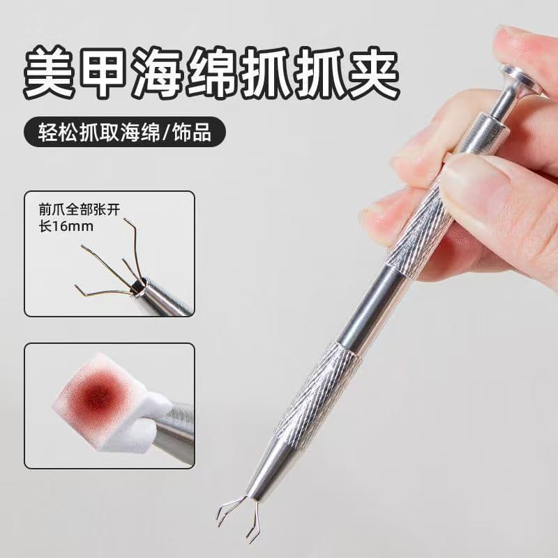 MINI Detail Makeup Sponge Set คอนซีลเลอร์ฟองน้ําแต่งหน้าพัฟแต่งหน้า Applicator Nail Art Applicator รูปที่ 8