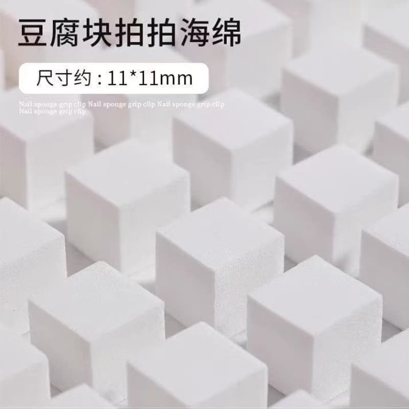 MINI Detail Makeup Sponge Set คอนซีลเลอร์ฟองน้ําแต่งหน้าพัฟแต่งหน้า Applicator Nail Art Applicator รูปที่ 7
