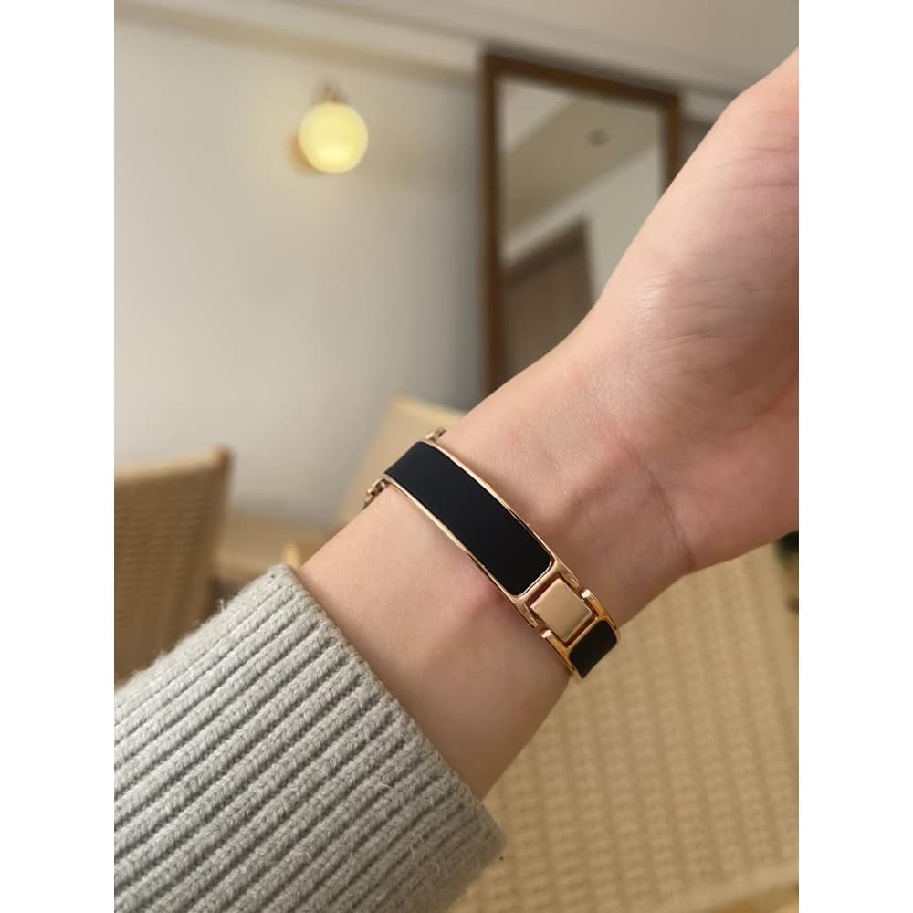 สุภาพสตรีแฟชั่นบางโลหะสร้อยข้อมือสําหรับ Apple Watch S11 SE3 Ultra3 S10 S9 S8 SE S7 S6 Ultra 49 46 42 44 41 45 มม. สายรัดข้อมือ รูปที่ 8