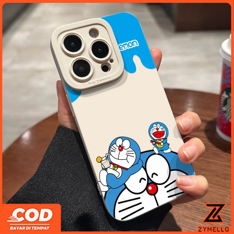 เคสสําหรับRealme Note 60 Note 70 Realme C61 Realme C63 C53 C71 C75 น่ารักการ์ตูนDoraemonกันกระแทกTPUเคสโทรศัพท์ รูปที่ 3