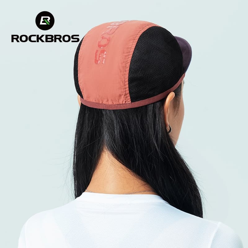 ROCKBROS หมวกปั่นจักรยาน ระบายอากาศ แห้งเร็ว กันลม กันแดด พกพาสะดวก หมวกกลางแจ้ง รูปที่ 8