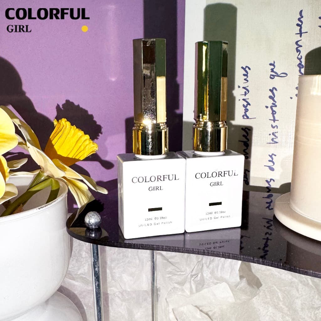 Colorful Girl สีเจลแฟลช 20 สี สีทาเล็บเจลเนื้อใส วิ้งละเอียด แวววาวหรูหรา สีแน่น ติดทนนาน ทาแล้วสวยทุกมุมมอง แถมชาร์ทสี รูปที่ 8